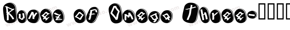 Runez of Omega Three字体转换